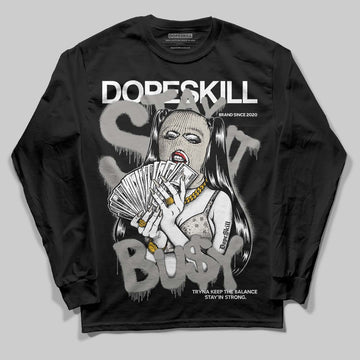 Jordan 3 Retro Pure Money DopeSkill Long Sleeve T-Shirt Stay It Busy Graphic Streetwear - Black