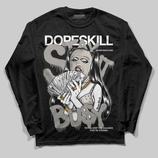 Jordan 3 Retro Pure Money DopeSkill Long Sleeve T-Shirt Stay It Busy Graphic Streetwear - Black
