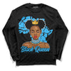 Jordan 1 High Retro OG “University Blue” DopeSkill Long Sleeve T-Shirt Black Queen Graphic Streetwear - Black