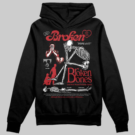 Jordan 8 Retro Bugs Bunny (2025) DopeSkill Hoodie Sweatshirt Broken Bones Graphic Streetwear - Black