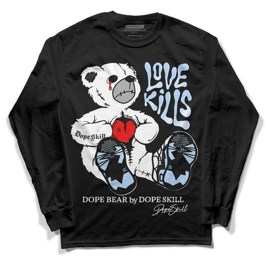 Jordan 6 “Reverse Oreo” DopeSkill Long Sleeve T-Shirt Love Kills Graphic Streetwear - black