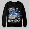 Awake NY x Jordan 5 Retro 'Black Racer Blue' DopeSkill Sweatshirt Born To Be Rich Graphic Streetwear - Black
