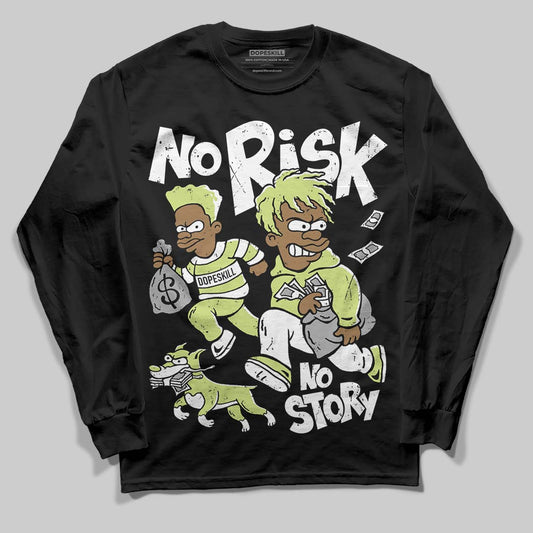 Jordan 11 “Inner Beast” DopeSkill Long Sleeve T-Shirt No Risk No Story Graphic Streetwear - Black