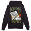 Olive Sneakers DopeSkill Hoodie Sweatshirt Sorry I've Been Trappin Graphic Streetwear - Black