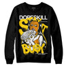 Jordan 6 “Yellow Ochre” DopeSkill Sweatshirt Stay It Busy Graphic Streetwear - Black