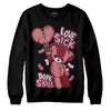 Valentine's Day Collection DopeSkill Sweatshirt Love Sick Graphic Streetwear - Black