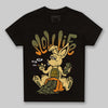 Olive Sneakers DopeSkill Toddler Kids T-shirt Slow Life Graphic Streetwear - Black