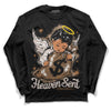 Jordan 3 Retro Palomino DopeSkill Long Sleeve T-Shirt Heaven Sent Graphic Streetwear - Black