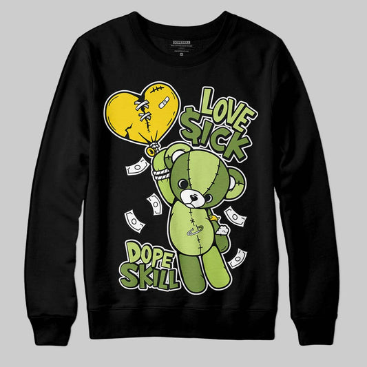 Dunk Low Pro SB 'Fruity Pack - Green Apple' DopeSkill Sweatshirt Love Sick Graphic Streetwear - Black