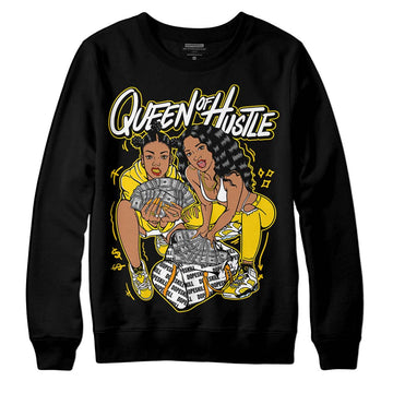 Jordan 6 “Yellow Ochre” DopeSkill Sweatshirt Queen Of Hustle Graphic Streetwear - Black