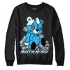 Jordan 2 Low "University Blue" DopeSkill Sweatshirt MOMM Bear Graphic Streetwear - Black