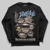 Nike Air Diamond Turf Must Be the Money DopeSkill Long Sleeve T-Shirt The Mouth With No Droughts Graphic Streetwear - black