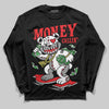 Black and White Sneakers DopeSkill Long Sleeve T-Shirt Money Callin' Graphic Streetwear - Black