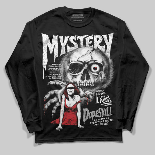 Jordan 4 OG “White Cement” DopeSkill Long Sleeve T-Shirt Mystery Ghostly Grasp Graphic Streetwear - Black