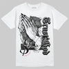 Jordan 1 High OG “Black/White” DopeSkill T-Shirt Trust God Graphic Streetwear - White 