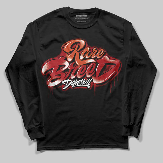 Nigel Sylvester x Air Jordan 4 ‘Brick by Brick’ DopeSkill Long Sleeve T-Shirt Rare Breed Type Graphic Streetwear - Black