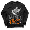 Jordan 3 Retro 'Fear Pack' DopeSkill Long Sleeve T-Shirt Juneteenth 1865 Graphic Streetwear - Black