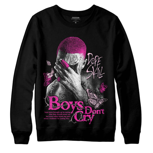 Pink Sneakers DopeSkill Sweatshirt Boys Don't Cry Graphic Streetwear - Black