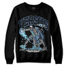 University Blue Sneakers DopeSkill Sweatshirt VERSUS Graphic Streetwear - Black