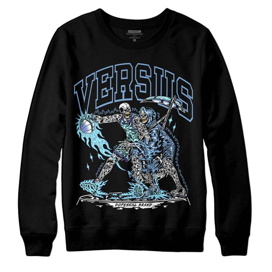 University Blue Sneakers DopeSkill Sweatshirt VERSUS Graphic Streetwear - Black