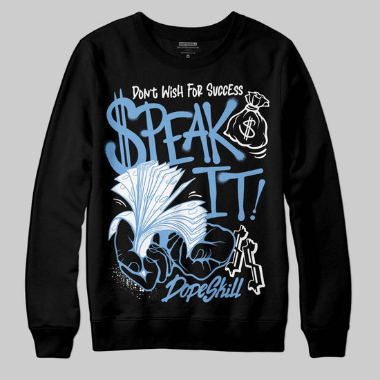 Jordan 12 Retro 'Melo' DopeSkill Sweatshirt Speak It Graphic Streetwear - Black