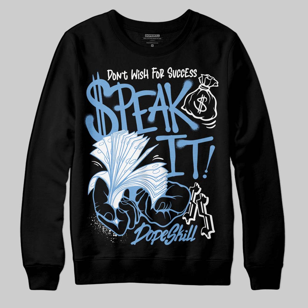 Jordan 12 Retro 'Melo' DopeSkill Sweatshirt Speak It Graphic Streetwear - Black