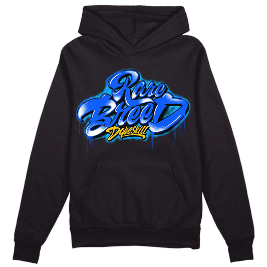 Royal Blue Sneakers DopeSkill Hoodie Sweatshirt Rare Breed Type Graphic Streetwear - Black