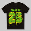 Neon Green Sneakers DopeSkill Toddler Kids T-shirt 26 Drip Graphic Streetwear - Black
