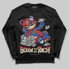 Jordan 4 “Rare Air” DopeSkill Long Sleeve T-Shirt Born To Be Rich Graphic Streetwear - Black
