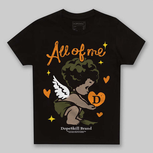 Olive Sneakers DopeSkill Toddler Kids T-shirt All Of Me Graphic Streetwear - Black