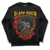 Red Sneakers DopeSkill Long Sleeve T-Shirt New Black Queen Graphic Streetwear - Black