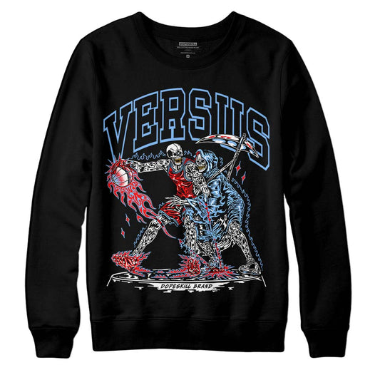 Jordan 9 Powder Blue DopeSkill Sweatshirt VERSUS Graphic Streetwear - Black