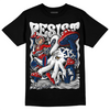 Jordan 4 Midnight Navy DopeSkill T-Shirt Resist Graphic Streetwear - Black