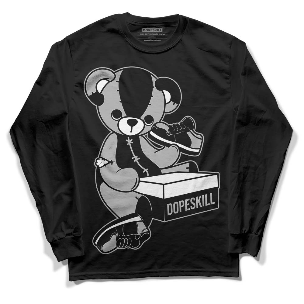 Jordan 1 Low OG “Shadow” DopeSkill Long Sleeve T-Shirt Sneakerhead BEAR Graphic Streetwear - Black