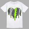 AJ 5 Green Bean DopeSkill T-Shirt Slime Drip Heart Graphic
