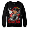 Jordan 3 Fire Red DopeSkill Sweatshirt Heaven Sent Graphic Streetwear - Black