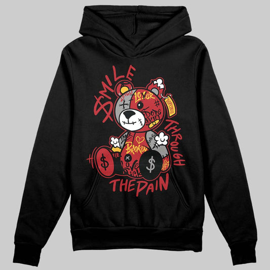 Jordan 14 Golf “Last Shot” DopeSkill Hoodie Sweatshirt Smile Through The Pain Graphic Streetwear - Black