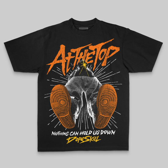 Orange Oversize Print Nothing Can Hold US Down DopeSkill Graphic Premium T-shirt Streetwear - Black