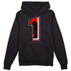  Jordan 1 Retro High OG "Satin Bred" DopeSkill Hoodie Sweatshirt No.1 Graphic Streetwear - Black