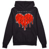 Jordan 6 Retro Toro Bravo DopeSkill Hoodie Sweatshirt Slime Drip Heart Graphic Streetwear - Black