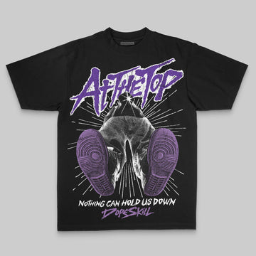 Purple Oversize Print Nothing Can Hold US Down DopeSkill Graphic Premium T-shirt Streetwear - black