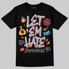 Grey Sneakers DopeSkill T-Shirt Let 'em Hate Graphic Streetwear - Black