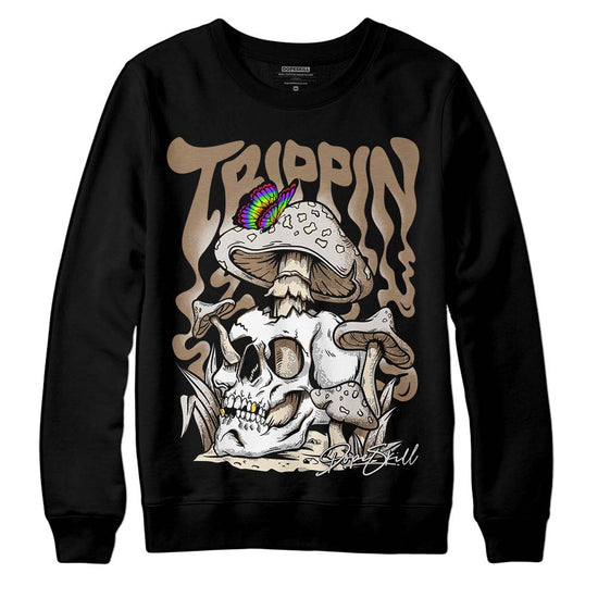 Jordan 5 SE “Sail” DopeSkill Sweatshirt Trippin Graphic Streetwear - Black