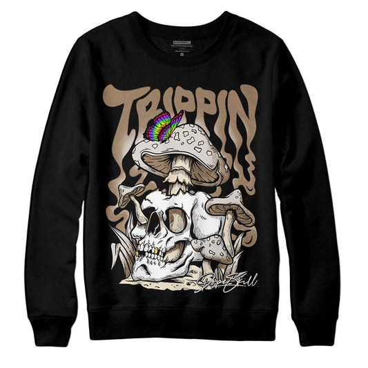 Jordan 5 SE “Sail” DopeSkill Sweatshirt Trippin Graphic Streetwear - Black