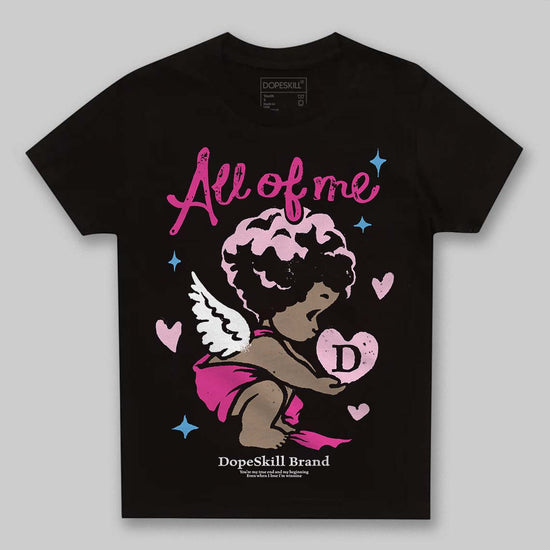 Pink Sneakers DopeSkill Toddler Kids T-shirt All Of Me Graphic Streetwear - Black