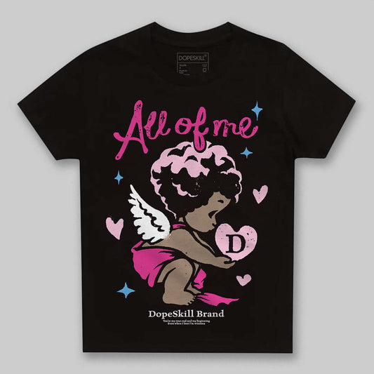 Pink Sneakers DopeSkill Toddler Kids T-shirt All Of Me Graphic Streetwear - Black