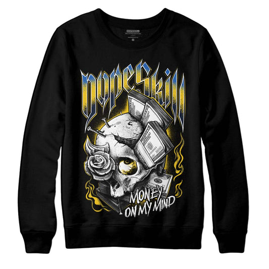 Dunk Low Vintage “Michigan” DopeSkill Sweatshirt Money On My Mind Graphic Streetwear - Black