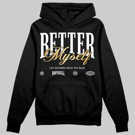 Jordan 12 Retro 'Taxi' 2025 DopeSkill Hoodie Sweatshirt Better Myself Graphic Streetwear - Black