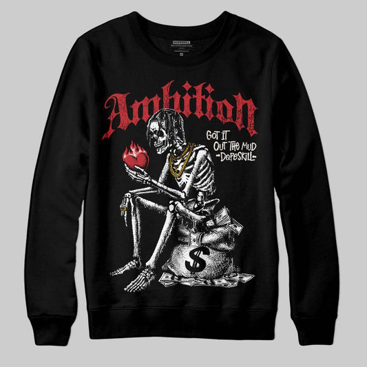 Jordan 4 “Flight Club” DopeSkill Sweatshirt Ambition Graphic Streetwear - Black