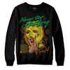 Dunk Low Reverse Brazil DopeSkill Sweatshirt Never Stop Hustling Graphic Streetwear - Black